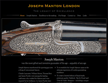 Tablet Screenshot of josephmantonlondon.com